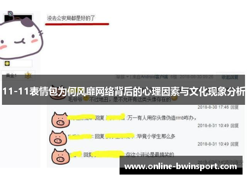 11-11表情包为何风靡网络背后的心理因素与文化现象分析